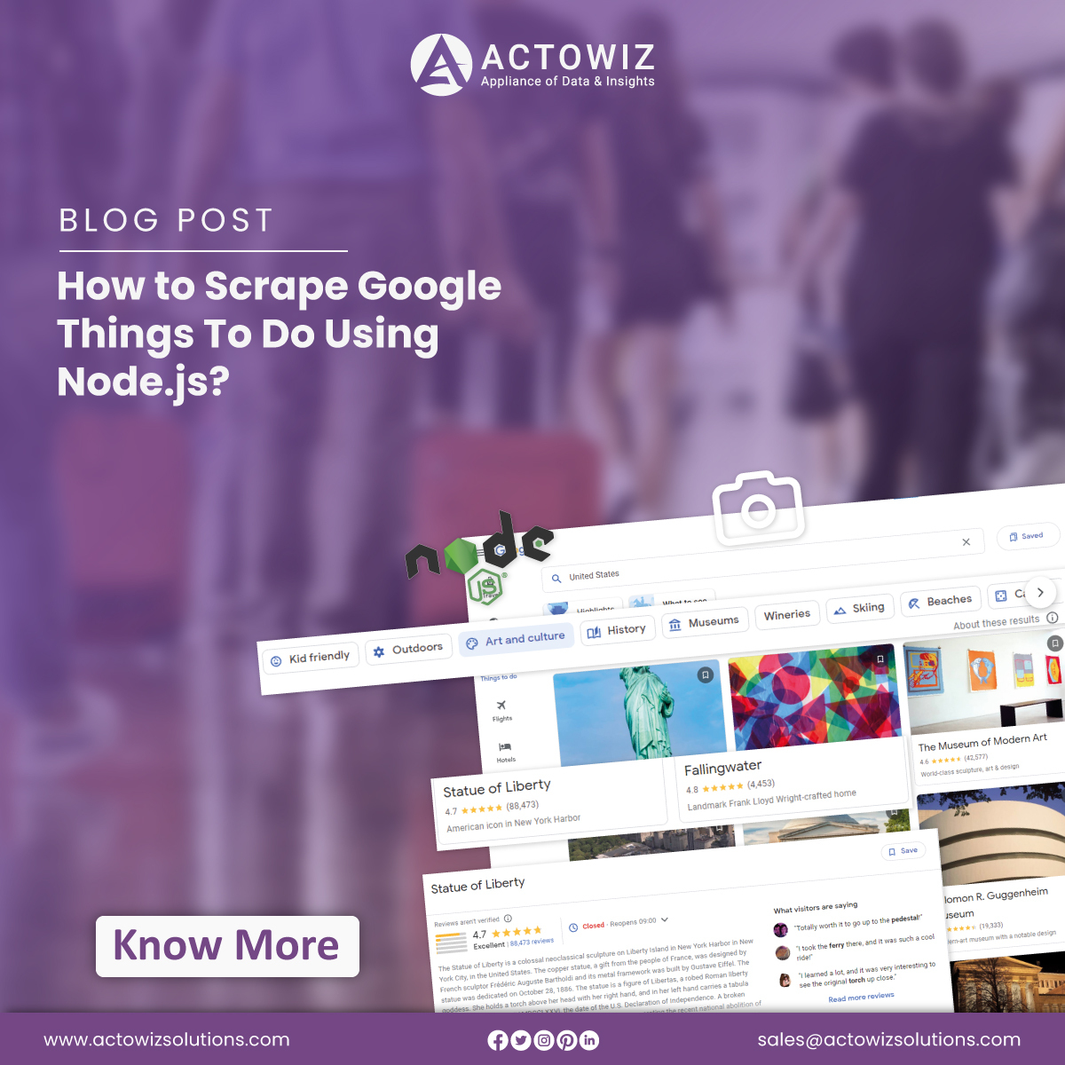 actowizsolution's tweet image. You will learn how to prepare before starting the process to scrape Google Things to do, the primary #process, the detailed explanation of code, and the final output.
>> actowizsolutions.com/how-to-scrape-…
#ScrapeGoogleMapsData #GoogleMapsScraper #actowizsolutions #uk #usa #uae #dubai