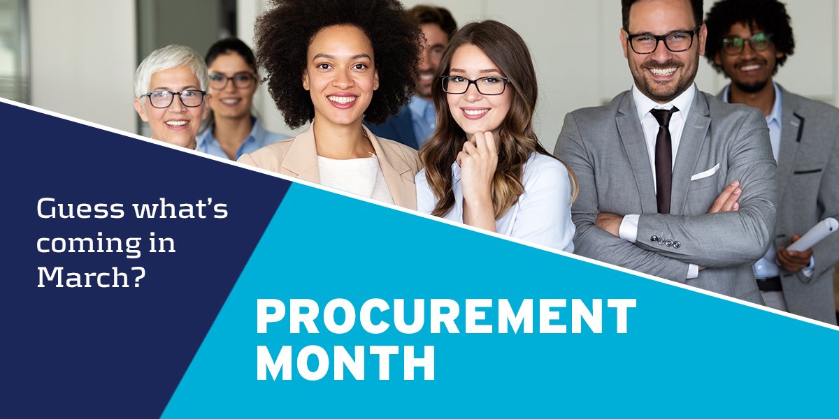 OfficialNIGP's tweet photo. Procurement professionals, it's almost your time to shine! Get ready to celebrate with pride what you do today and every day because, no matter what happens, public procurement professionals PROCURE ON. https://t.co/11nO4rwuRR