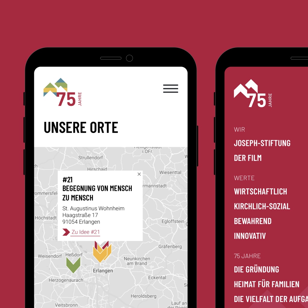 Neues Referenzprojekt: Jubiläumswebsite für die Joseph-Stiftung. Nachhaltig umgesetzt mit Craft CMS:
schwarzdesign.de/referenzen/jub…

#joseph-stiftung #75 #jubilaeum #webdesign #craftcms