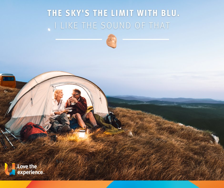 HearAgainOhio's tweet image. You were made for adventure. Insera™ Blu ITE was made for you. Move freely throughout the day with hands-free, hassle-free conversations, seamless Bluetooth connectivity, and powerful personalization. The sky really is the limit with Insera! #LovetheExperience #Unitron