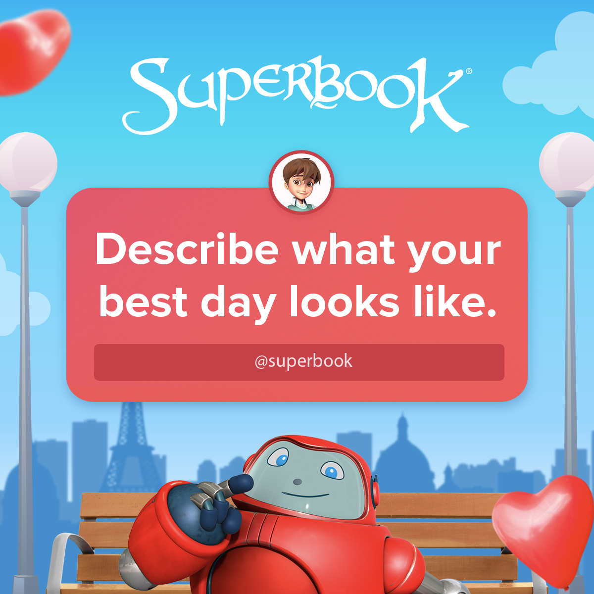 SuperbookTV's tweet photo. What's your perfect day like? โ๏ธ๐ป๐
#SuperbookAsks
#BestDayEver
#TwitterQuestions https://t.co/316uBWxjcI