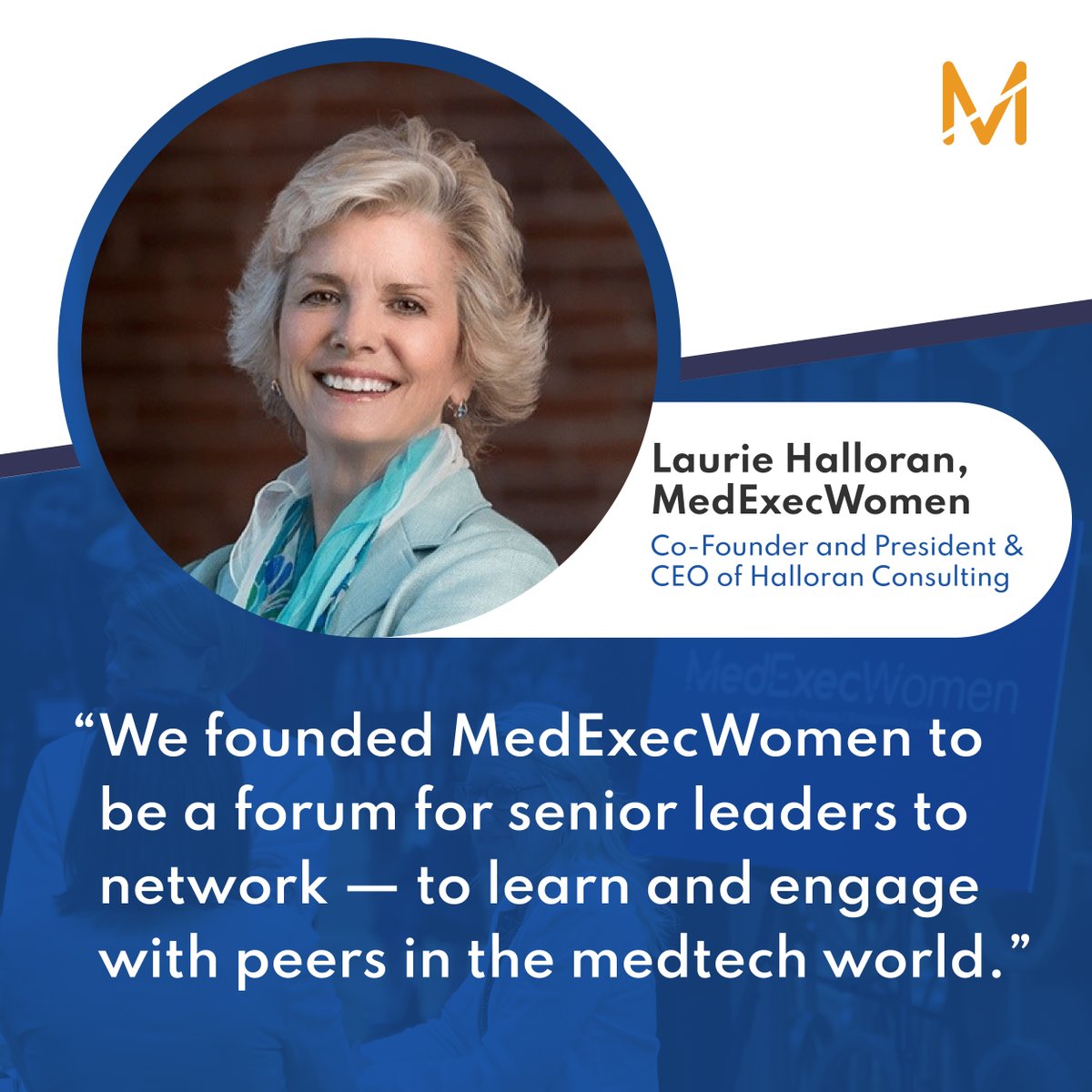 MedExecWomen does just this — sharing learnings and building networks with peers that will drive further improvements in outcomes for #MedTech. medexecwomen.org

#womenempoweringwomen #thoughtleadership #womenexecutives