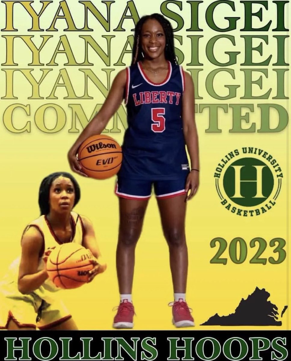 LHSWBB's tweet image. Signed, Sealed, COMMITTED! Congratulations to Iyana Sigei for her commitment to continue her educational and athletic career with @HollinsHoops! Go get ‘em 5, we will be watching! #libertypride #family #1mindset #1vision @SWVAGirlsHoops