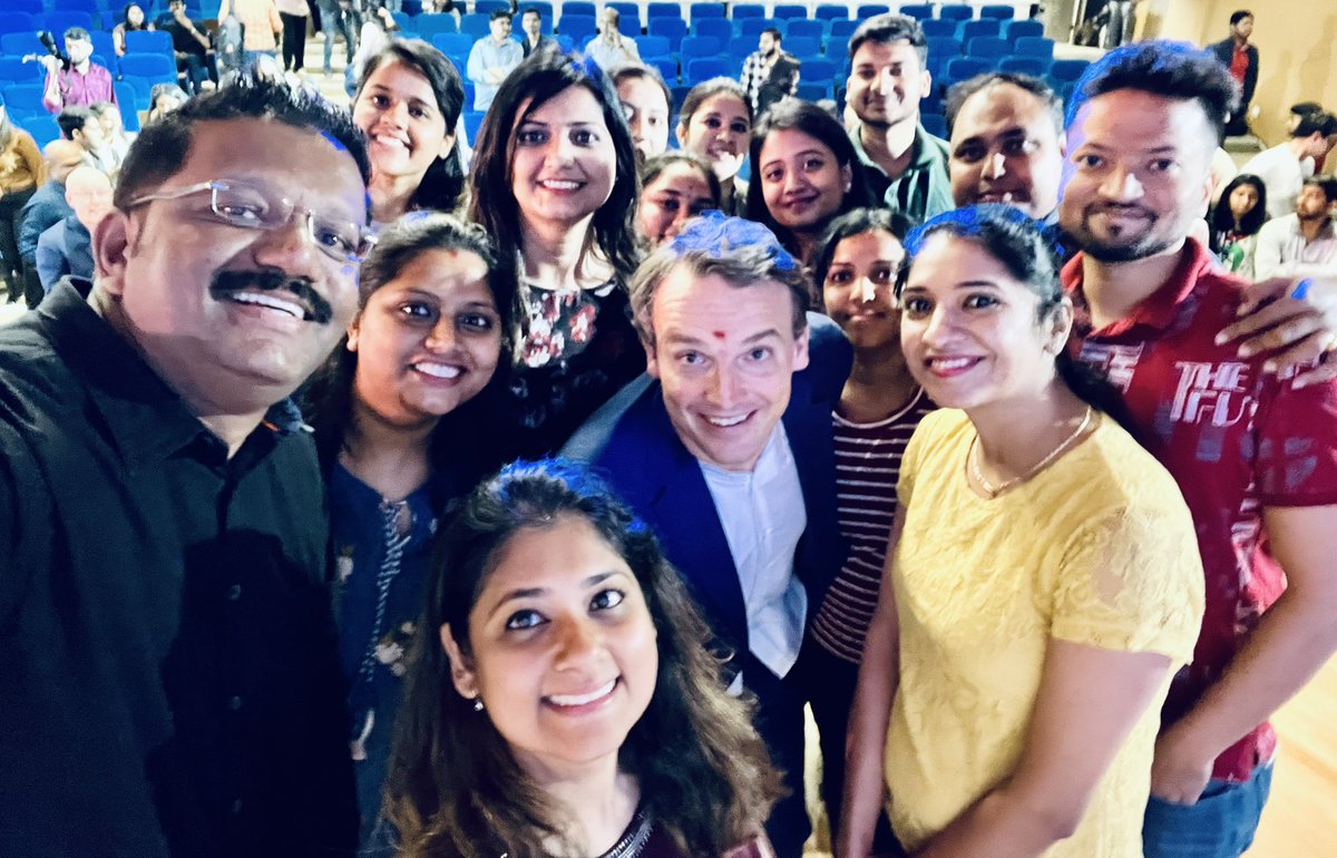 #electrifying AHM @saplabsindia with august hosts @gangadharansind & @kulmeetbawa & an inspiring talk by #SAP CEO @ChrstnKlein to a packed Audi! Had the rare privilege to interact with @ChrstnKlein & make an #elevator_pitch for @SAP_STE @rishtri Thnx @gangadharansind @LifeatSAP