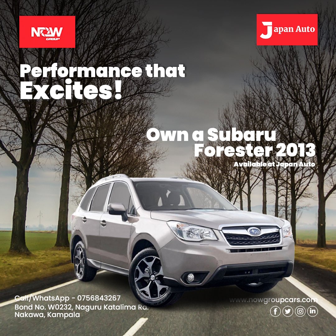 Japanautotrader's tweet photo. One car that will keep your every ride exciting is the Subaru Forester. Visit Japan Auto to get yourself one. Available in multiple colors. #japanauto #nowgroupcars https://t.co/b1AmpbY4DV