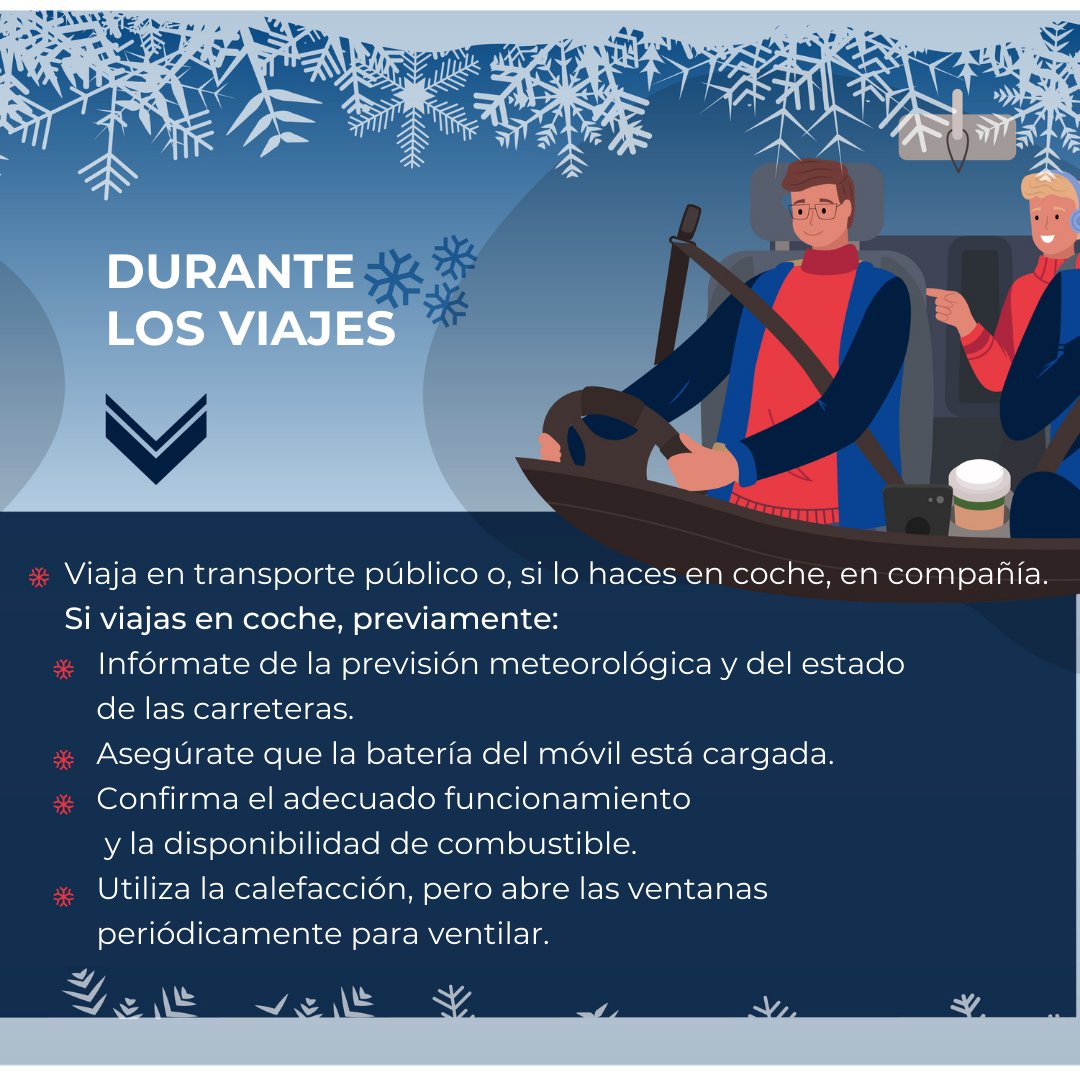 CruzRojaVLC's tweet photo. [#Salud]❤️

❄️Para prevenir los efectos negativos del frío en nuestra salud, realizamos estas recomendaciones respecto a como protegerse en el hogar y durante los viajes.

#Yomeprotejo #Salud #ConsejosFrío #Oladefrío https://t.co/3M5rteNuBA