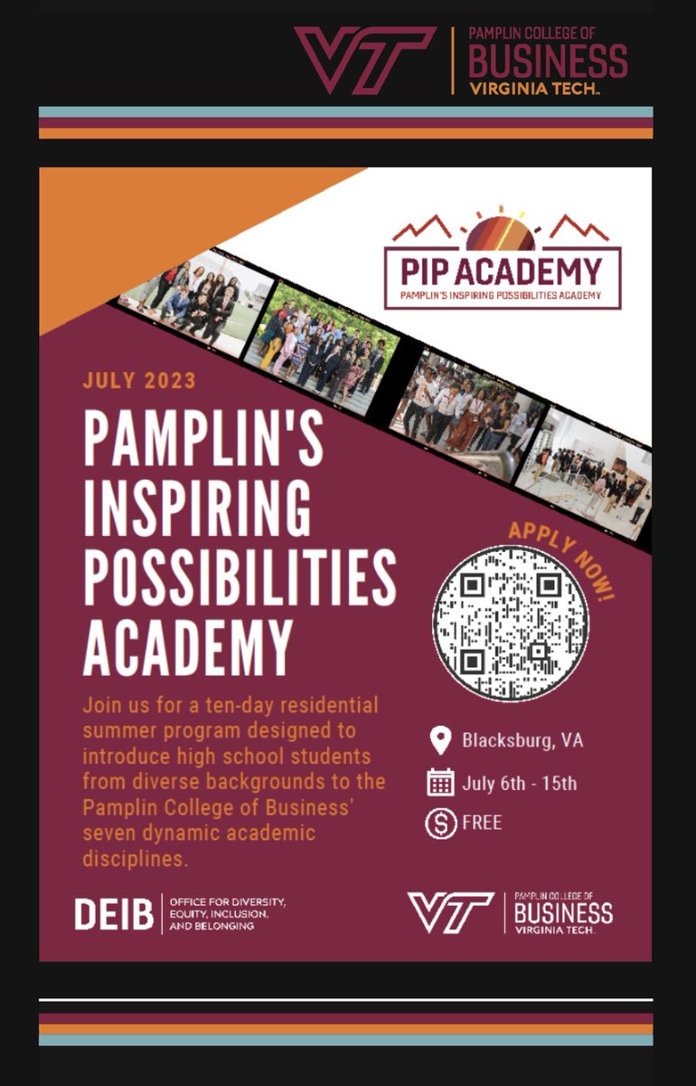 Pamplin's Inspiring Possibilities Academy - 2023