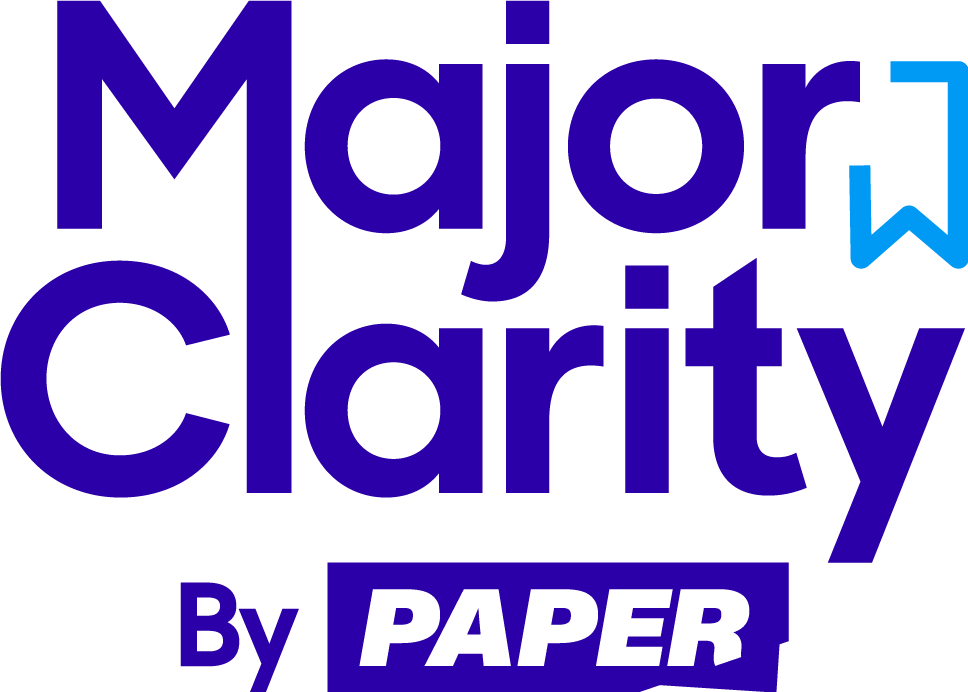 paperlearning's tweet photo. Paper acquires @MajorClarity to create a comprehensive Career &amp; College Readiness platform. 65% of U.S. parents believe their children face barriers to their ideal pathways after graduation. MajorClarity by Paper can help! Read more: https://t.co/22hallWrEy #education #edtech https://t.co/uqN6XNpEbJ