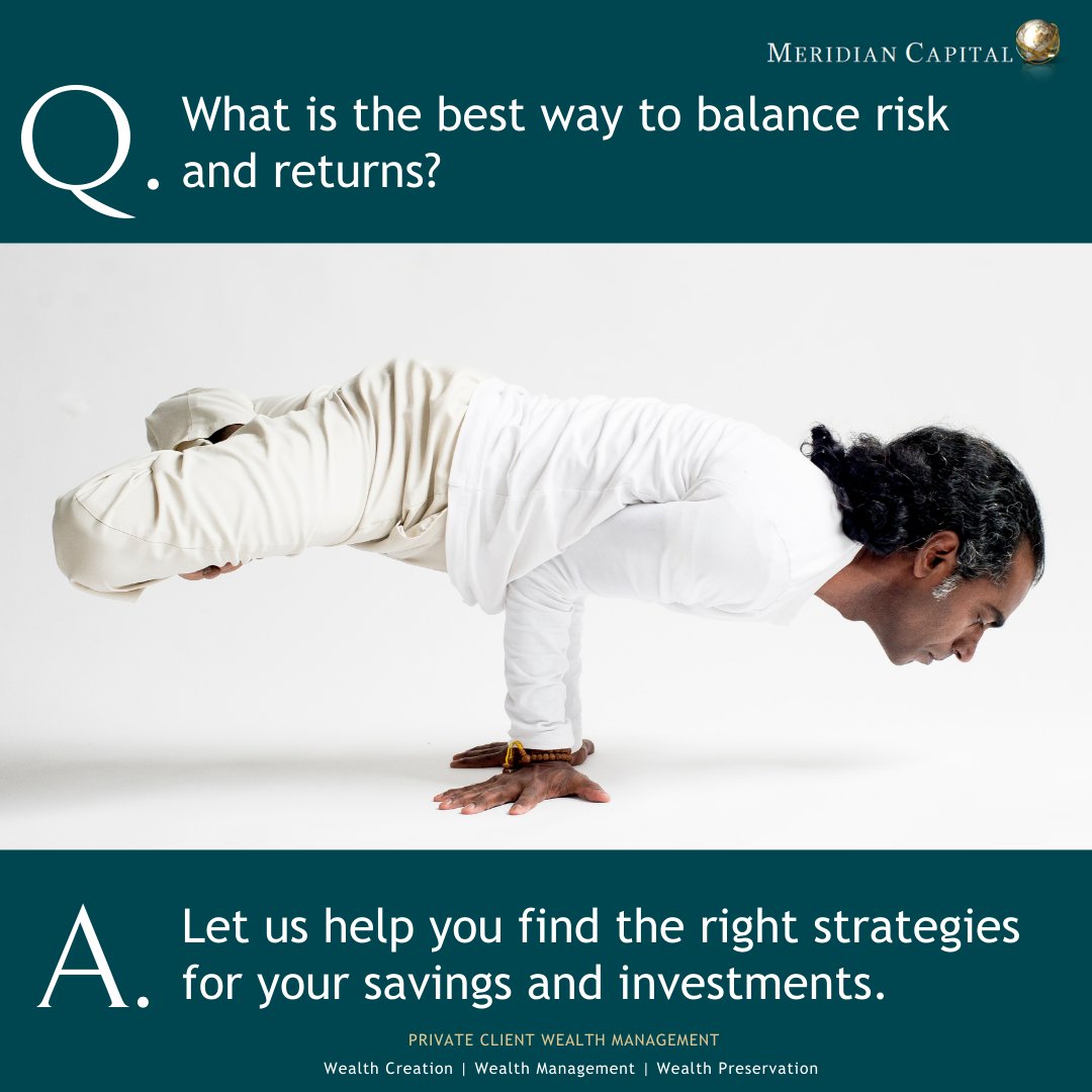Balancing risk and return is crucial for investors. We help you navigate the complex world of investments and tailor a strategy to meet your unique needs. Let us help you strike the perfect balance and achieve your financial goals.

#financialplanning #financialadvice #wealth