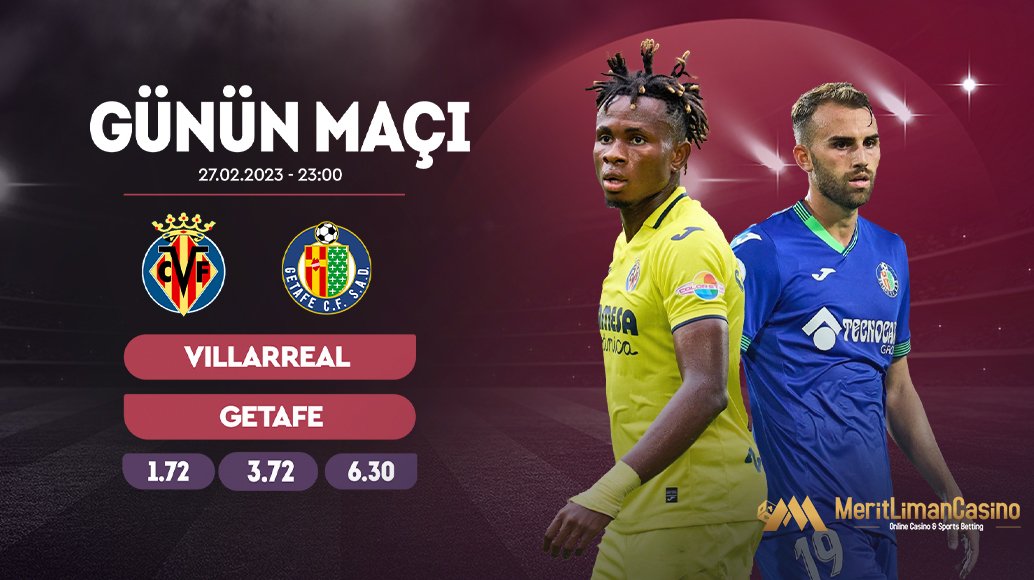 ⚡️Günün Maçı

🆚 Villarreal - Getafe
📆 27.02.2023
⏰ 23:00