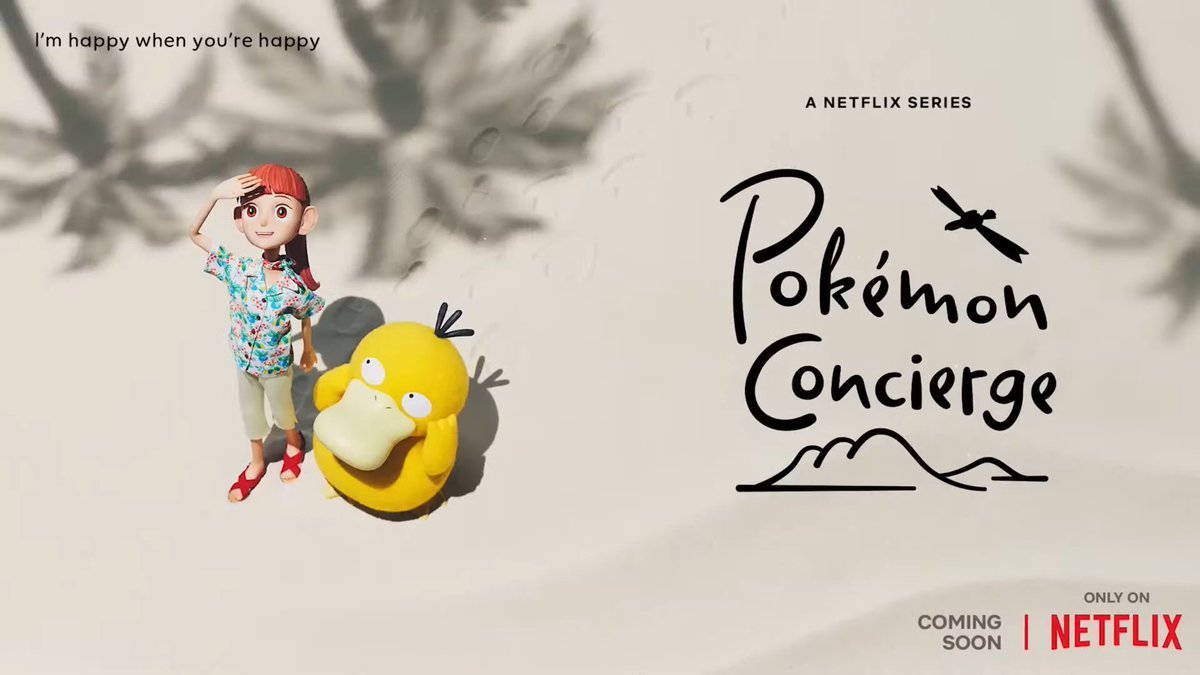 Wario64's tweet photo. Brand new Netflix series announced - Pokemon Concierge - stop motion animation (Dwarf studio) https://t.co/ST09sUnSn0