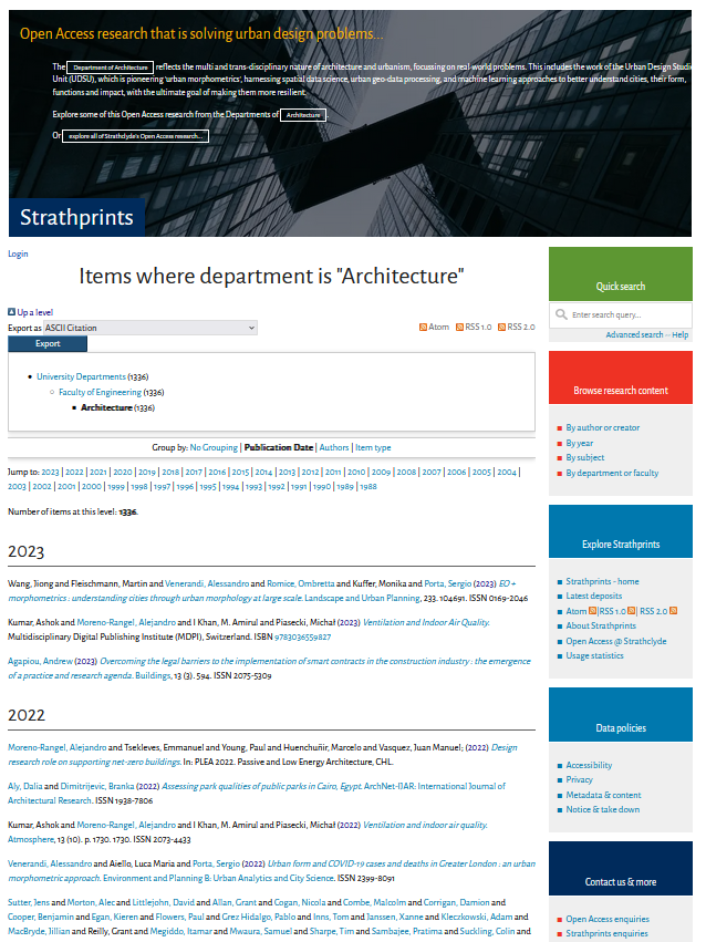 StrathclydeOA's tweet photo. 2023 marches on... into March π. This month #strathprints highlights #OpenAccess research at @ArchStrathclyde and, in particular, the Urban Design Studies Unit (UDSU). Dive straight in here: https://t.co/PBQeJ5YjuV Or browse Strathprints here https://t.co/ApgZ2lnuk5 https://t.co/roJY5CN8bS