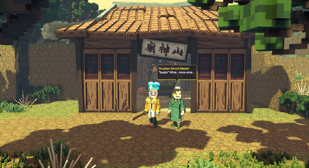 Faiiboon's tweet photo. @TheSandboxGame I found the abandoned house in The Legend of Sword and Fairy! ⚔️ #LunarNewYearTSB https://t.co/RBBSl5r1Hl