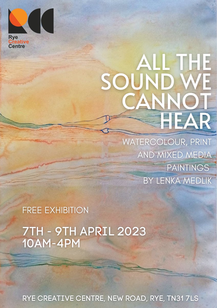 RCC artist exhibition:  Lenka Medlik - 7-9th April at Rye Creative Centre #artist #exhibition