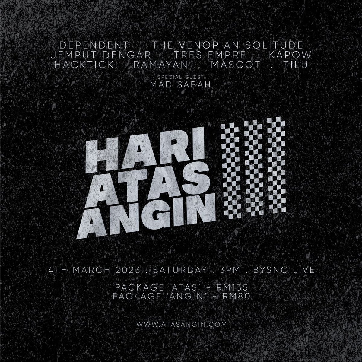 jumpa kalian semua di hari atas angin hari sabtu ni 🔥