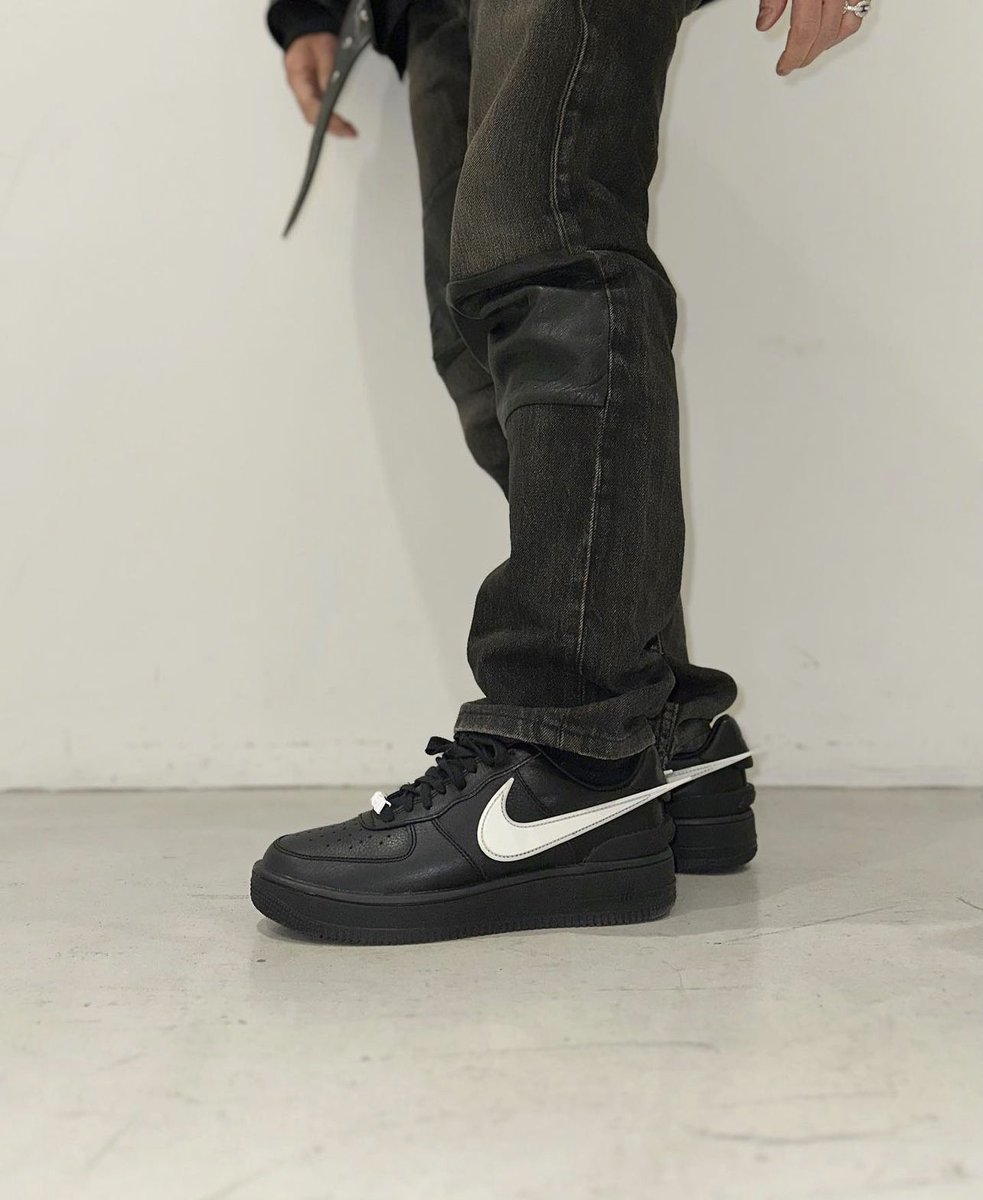 Mid Black Air Force On Feet Black Air Force Mid On Feet Af1 Mid