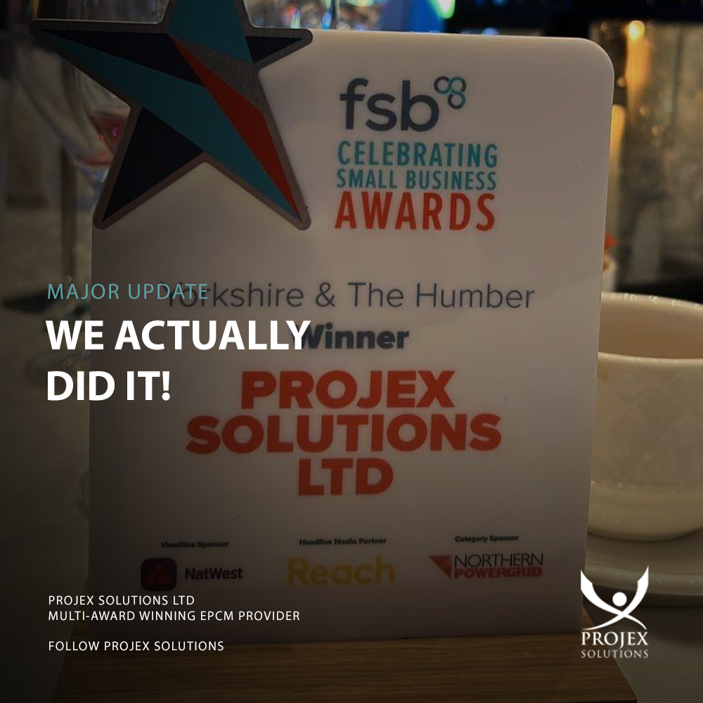ProjexSolLtd's tweet image. MAJOR UPDATE on our previous post...
We did it! We won the FSB Award for Diversity & Inclusion, 2023! 🎉