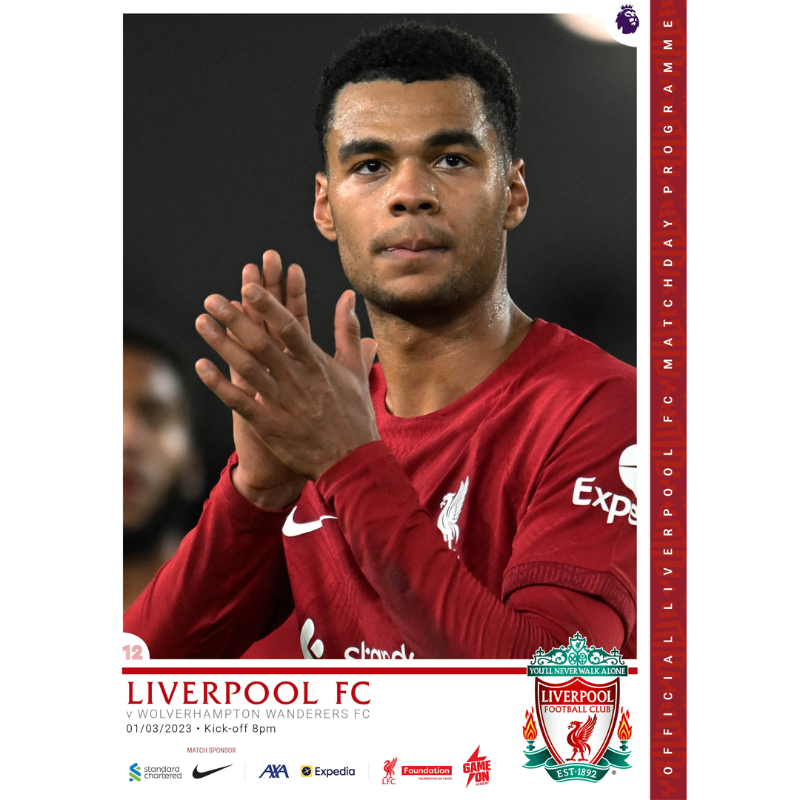 LFC's tweet photo. Our #LIVWOL matchday programme 📸