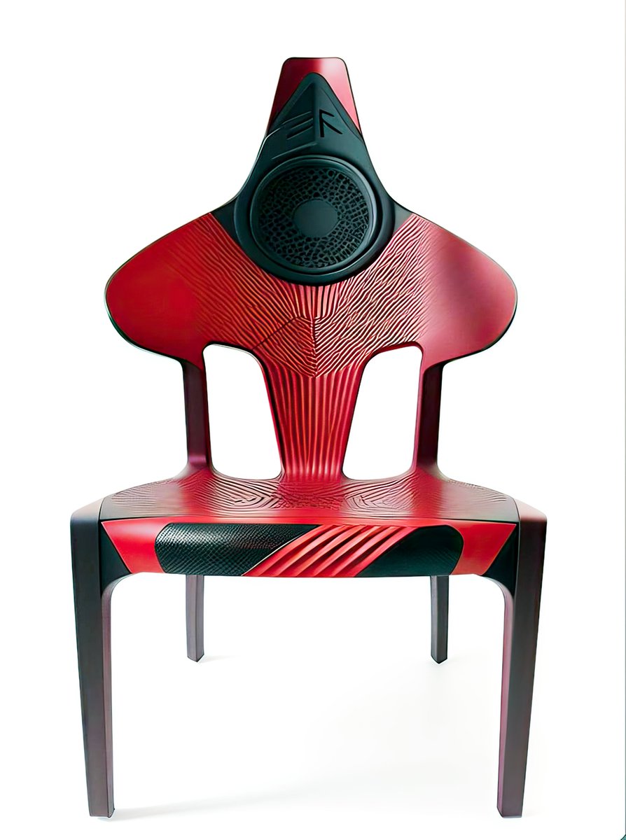 OShoshov's tweet photo. The seats of the new series design from designer Olga Shyshova are ready! A traditional Japanese motif has been applied to make them look like you are in a spaceship. Gorgeous gaming chair. Compact armchairs, with built-in speaker and fan at the head. https://t.co/Rf4xVln5qO