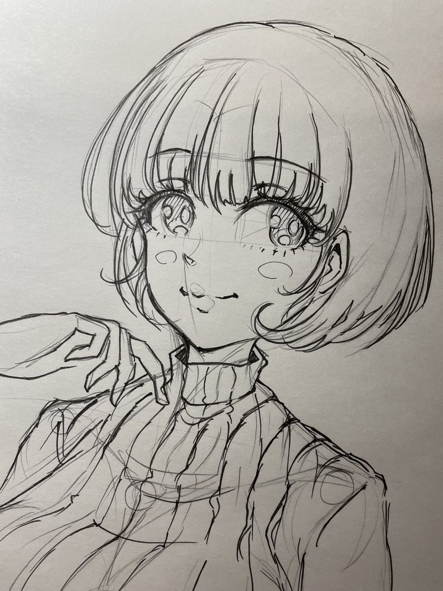 0.2mmのペンでグリグリ描くの楽しいね。

もう寝ます🥱 