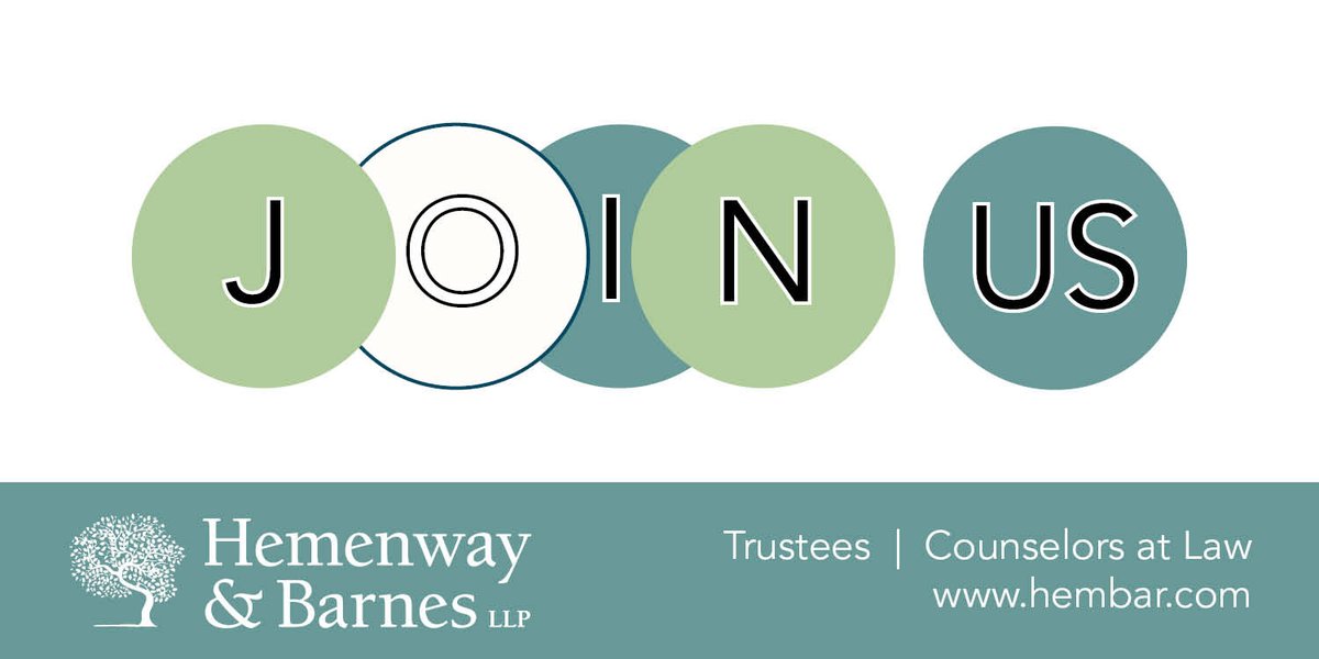 Hemenway &amp; Barnes is seeking an IT Senior Support Specialist to provide the highest level of service and technical support for the firm's professional and administrative staff, and occasionally firm clients. Learn more and apply today!: bit.ly/3Ry1sc9