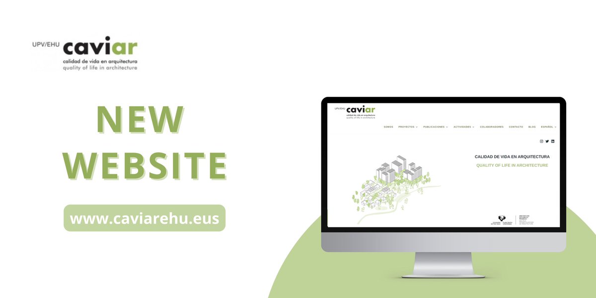 ¡Estrenamos nueva web! 🚀

Más información: caviarehu.eus

#caviarehu #upvehu #energiaeficiente #sostenibilidad #arquitectura #investigacion #paginaweb #energyefficiency #sustainability #architecture #research #newwebsite #website