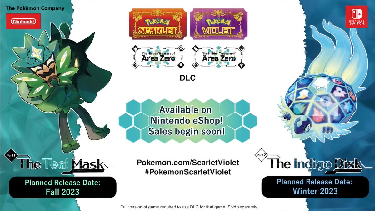 on Twitter "Serebii Update Pokémon Scarlet & Violet DLC