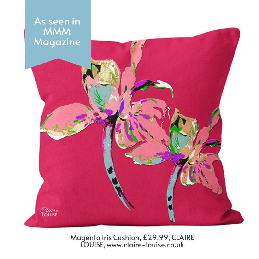 ClaireLouiseH's tweet photo. Excited to see our new ‘Magenta Iris Cushion’ in MMM Magazine March’23 Edition. Thank you to journalist Tom White and @pressloft for featuring. 🌸🙏 @MediaMmm https://t.co/h66ARDRPav
#feature #pressloft #magazine #mmmmagazine #cushion #magenta #interiordesign #Kent #flowers https://t.co/gAGRL6huld