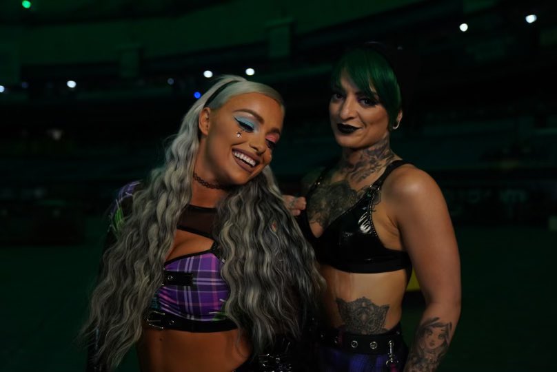 Missing this duo… they truly deserved the tag titles at Mania… hope they reunite somewhere down the line! 🖤✨

@YaOnlyLivvOnce 
@realrubysoho 
#RuLIV #RiottSquad