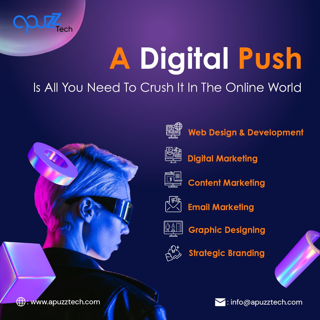 ApuzzTech's tweet image. Ready to crush it in the online world? A digital push is all you need! 🚀

Embrace the power of #technology and take your brand to the next level.

 For More
🌐 apuzztech.com

#itcompanyusa #apuzztech #servicecompany #searchenginemarketing #emailmarketingstrategy