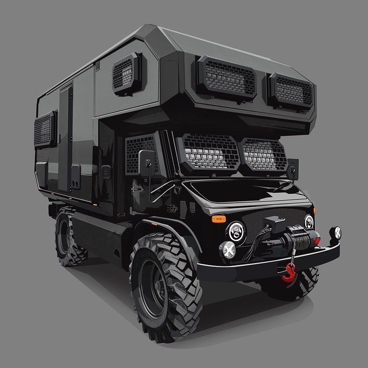 UnimogCommunity's tweet photo. π€π€π€π€π±π±π±π±
A #MercedesBenz #Unimog dream in #black or a nightmare? What do you think about this black beast?
#unimogcamper #unimog406 #camper #unimoglife #overlandkitted #unimog404 #expeditionsmobil #blackbeast #unimogcommunity #mercedes #unimogs #unimogpower #unimogfamily https://t.co/N9wKeFckhS
