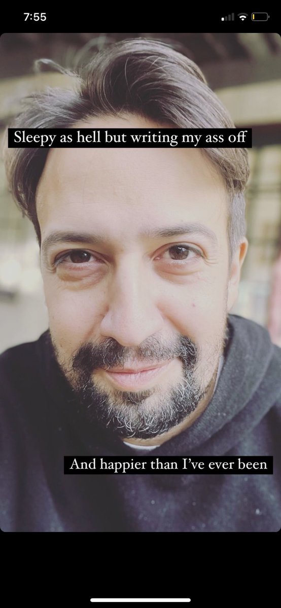 Caught this on <a href="/Lin_Manuel/">Lin-Manuel Miranda</a>’s Insta story