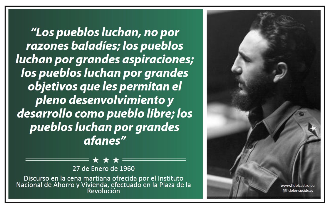 cadenagramonte's tweet photo. Discurso de #FidelCastro en la cena martiana ofrecida por el Instituto Nacional de Ahorro y Vivienda, 27 de enero de 1960.

#CubaViveEnSuHistoria #MejorEsPosible https://t.co/csYEIyxlhw