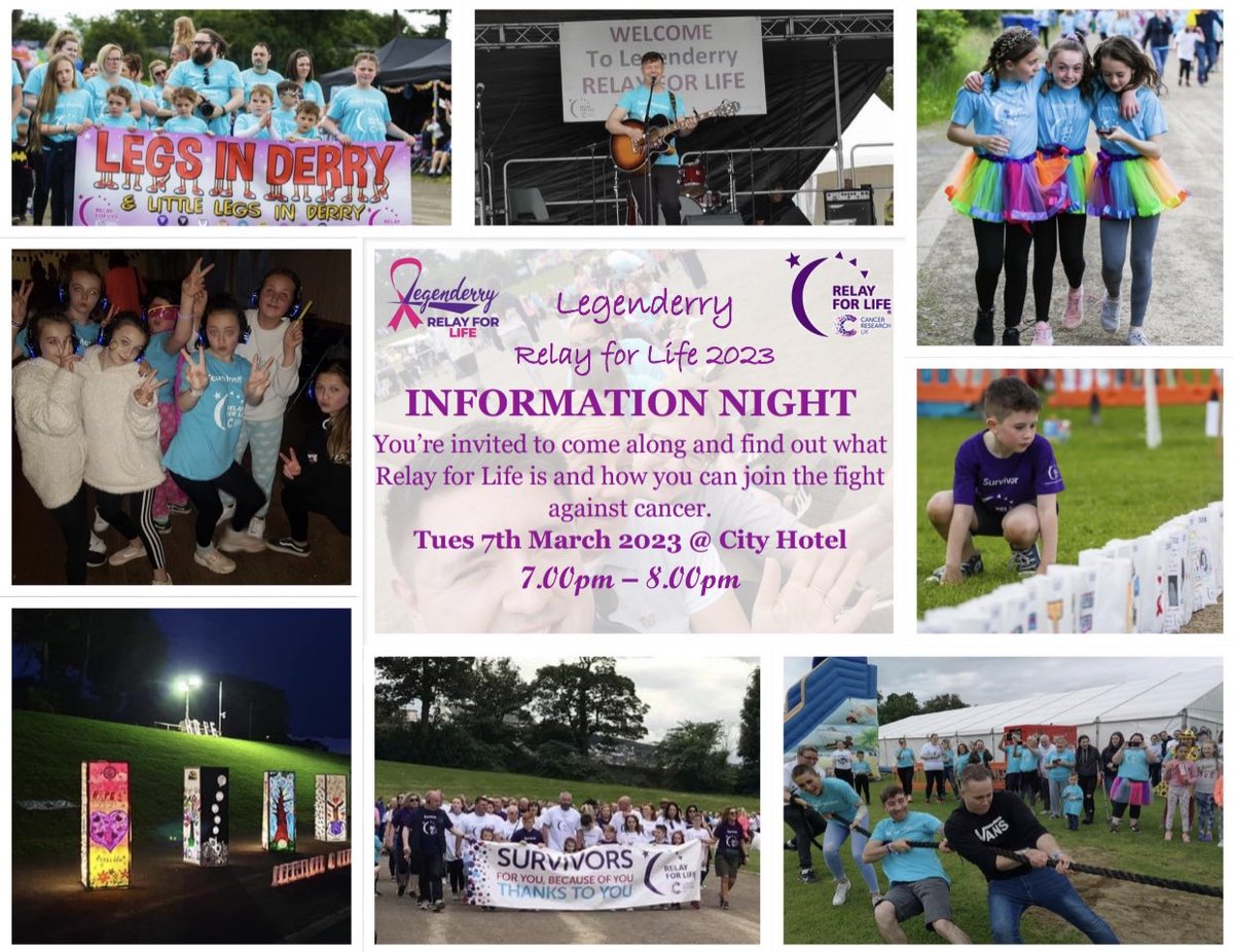 INFORMATION NIGHT TUESDAY 7TH MARCH 2023 7.00PM <a href="/CityHotelNI/">City Hotel Derry</a>