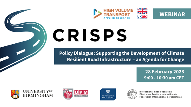 Transport_Links's tweet photo. 🔴 Happening tomorrow!

Extreme weather events can have a devastating impact on our #transport #infrastructure. How can we develop roads that are resilient to #climatechange? 

Join the #CRISPS discussion on 28 February to learn more👉 
https://t.co/i4NIvuak1K https://t.co/PoiQWCPaxB