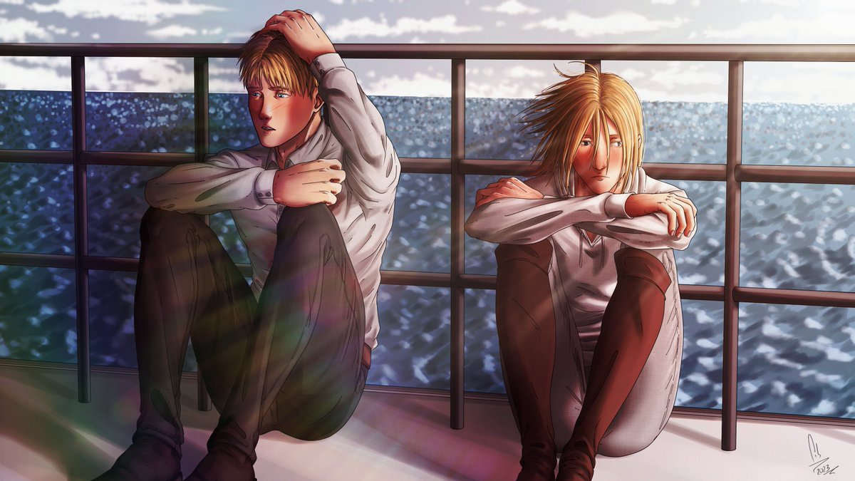 I was holding this Armin and Annie 131 draw for when the scene aired so take it.

#進撃の巨人 #attackontitan #arminarlert #annieleonhardt #aruani #アルアニ #アルミン・アルレルト #アニ・レオンハート #AttackonOnTitanTheFinalSeasonPart3