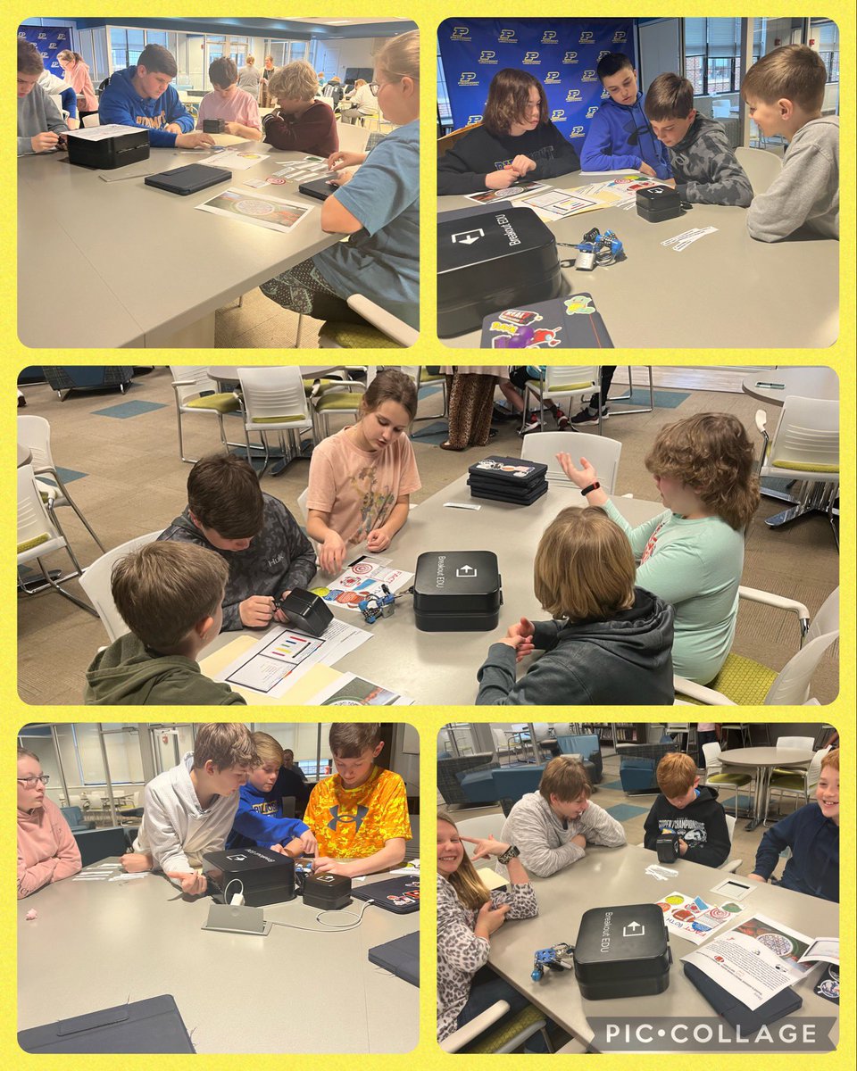 PiedmntMdSchool's tweet photo. ๐๐๐ฆ6th Graders in @MrsThomasPCMS class are hard at work this morning using critical thinking skills to solve a @breakoutEDU puzzle on fact and opinion! Such fun!! #PCMSproud #BreakoutEDU https://t.co/JHfXPZld6f