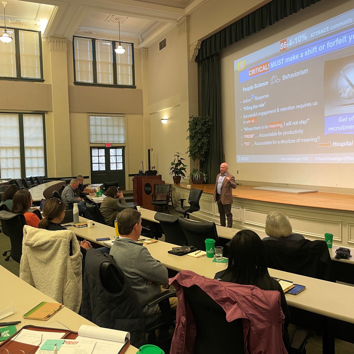 Attract, Engage &amp; Retain are the 3 words on the mind of participants who attended the Employee Retention Workshop last week. Thanks to <a href="/kentwessinger/">Kent Wessinger, PhD</a> for leading this workshop for our members.