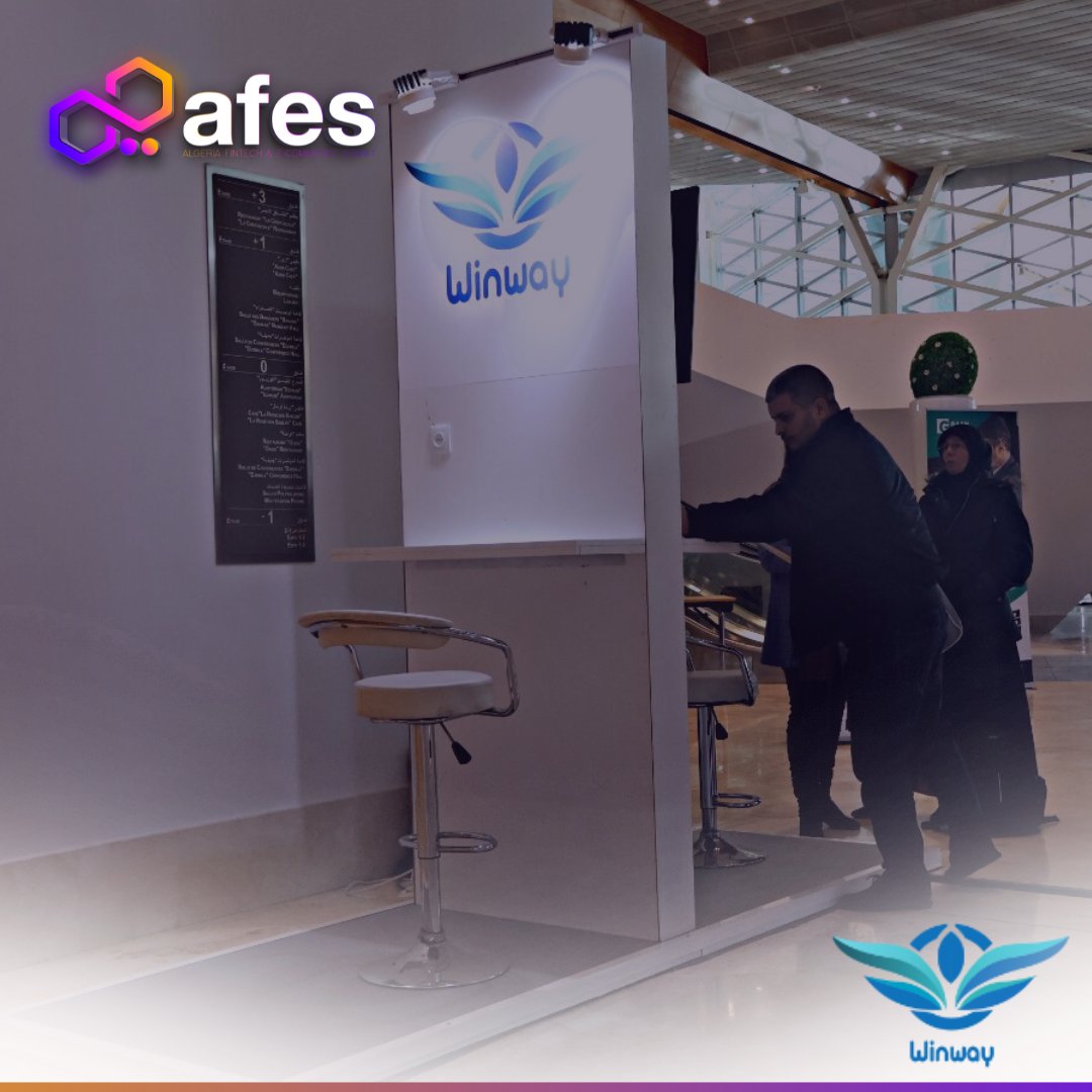 Un grand merci à notre Exposant Winway pour sa participation remarquable à Algeria fintech &amp; E-commerce Summit.