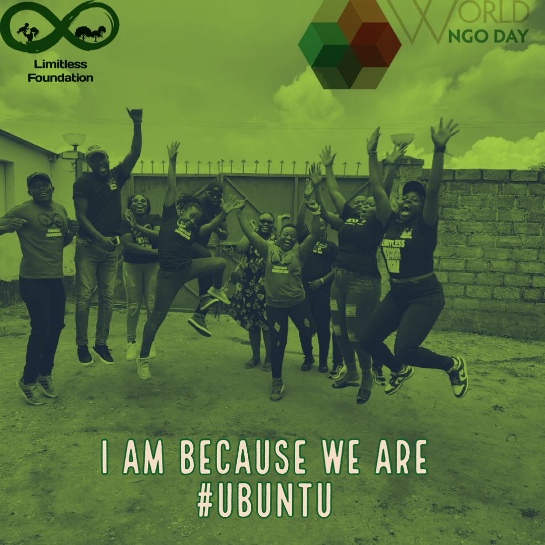 LimitlessFDN's tweet image. Happy World NGO Day.

As Limitless Foundation we recognize the important role that NGO’s play in making the world a better place for all Creations.
On this day we just want to remind you of your great contributions in different sectors you work in.

#TogetherWeCan
#Ubuntu