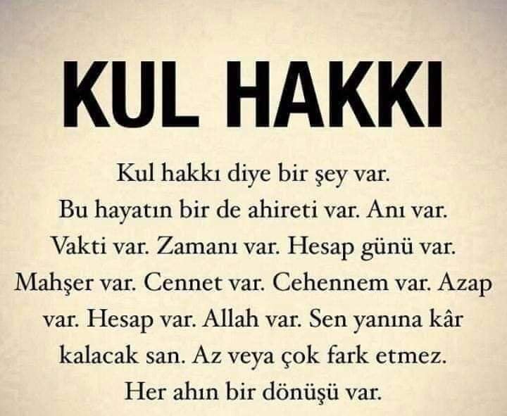 İki cihanda da hakkımı helal etmiyorum. #helaletmiyorum  #helallik