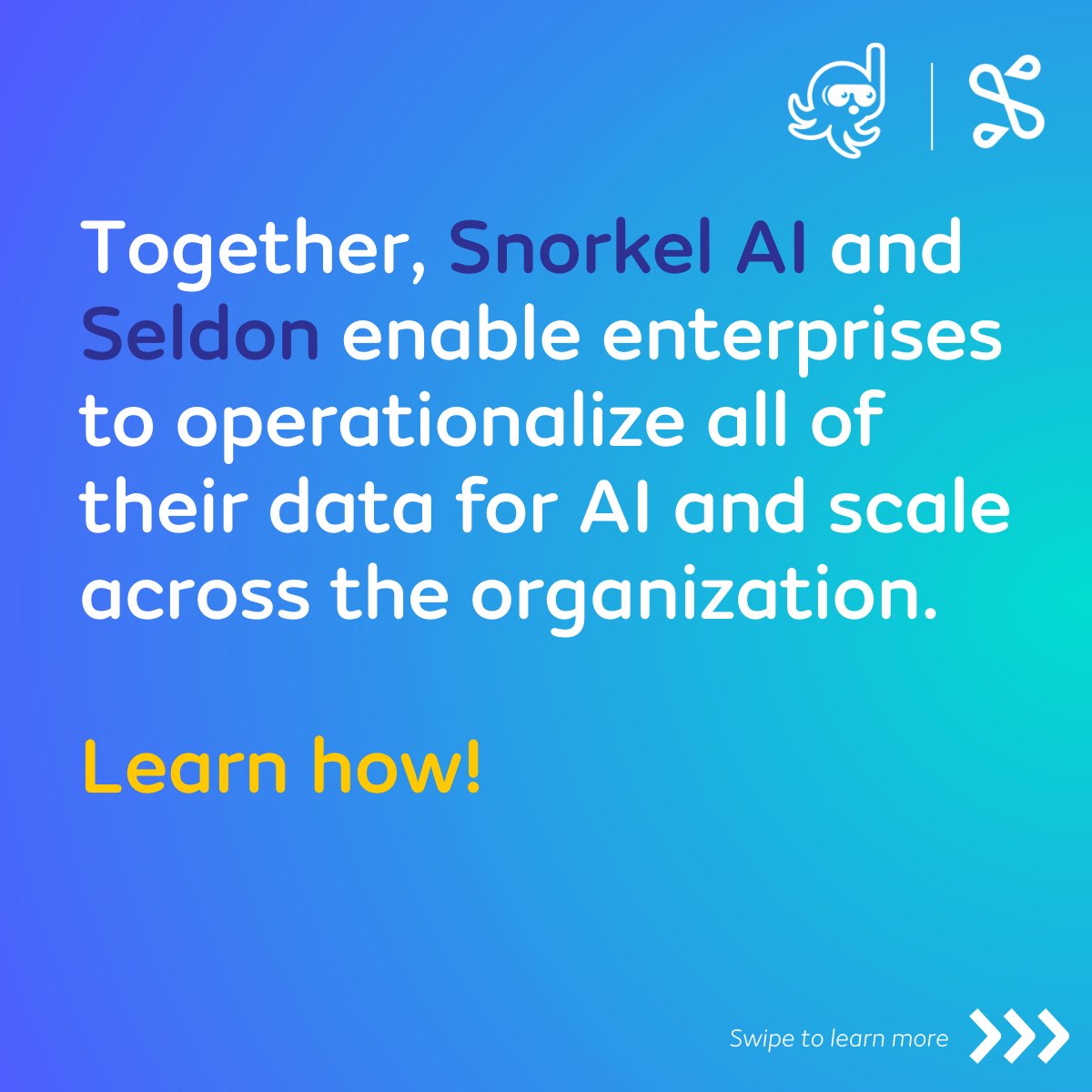 seldon_io's tweet image. We covered this and much more at the webinar that we co-hosted with @SnorkelAI last Thursday titled, Building a Data-Centric End-to-End MLOps Workflow.🐙
Watch the webinar recap here: bit.ly/3xUh4h8
#MLOps #mlworkflows