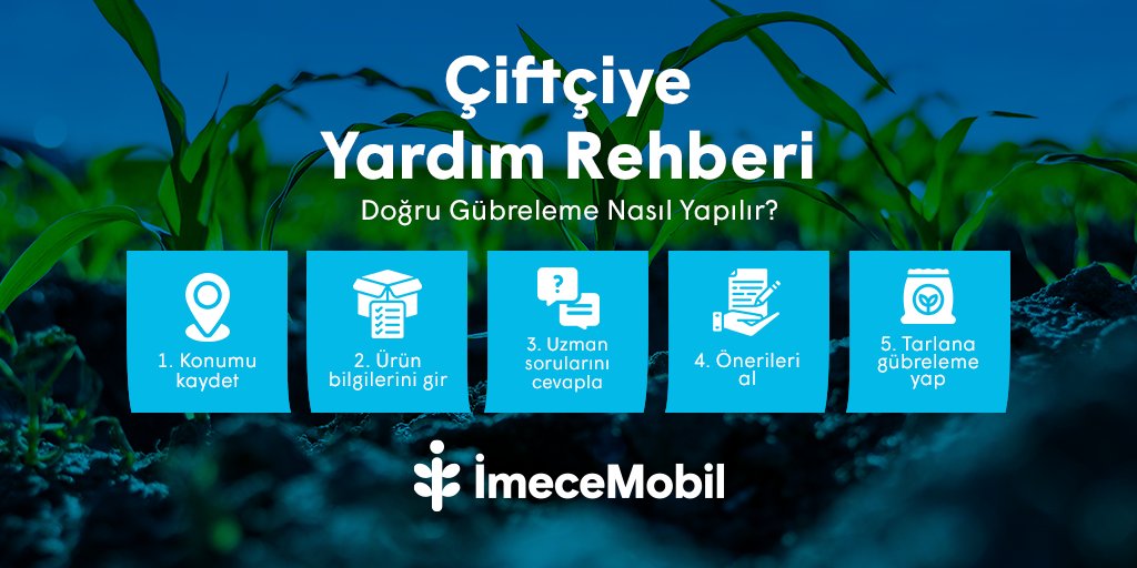 Uygulamamızı kullanarak gübreleme nasıl yapılır, adım adım anlattık.

#imecemobil #gübreleme #tarımteknolojileri #dijitaltarım #akıllıtarım