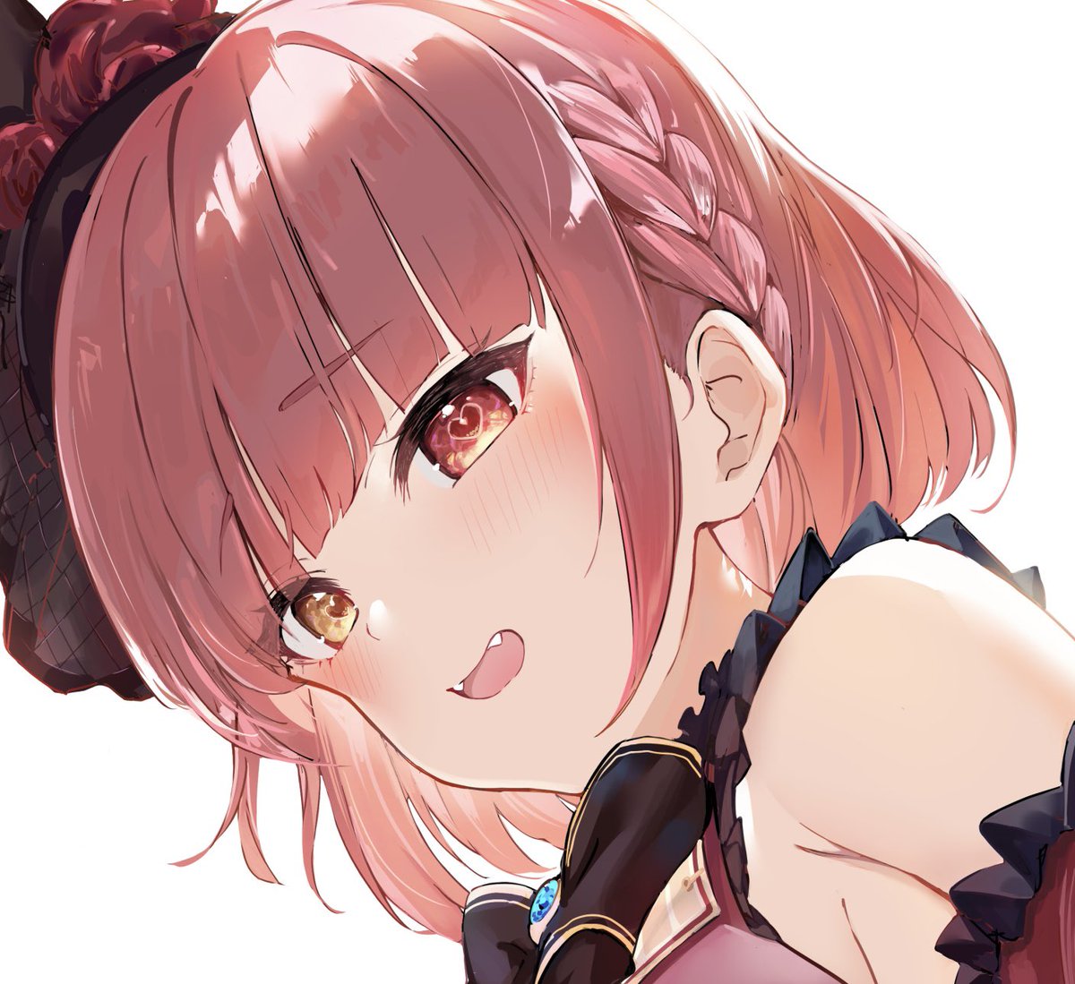 今回のお顔は可愛く描けたので優勝です🏆 