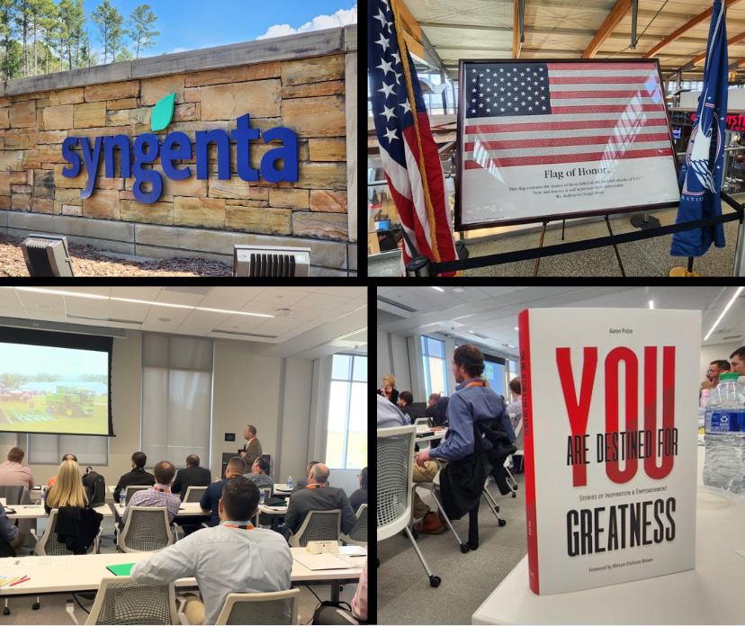 Thank you <a href="/MacieOSh/">Macie O'Shaughnessy</a> and <a href="/ThatcherKay/">Mary Kay Thatcher</a> for the opportunity to keynote <a href="/SyngentaUS/">Syngenta US</a>'s Leadership At Its Best; inspired by the positivity and creativity of the 50 ag leaders who gathered in Raleigh to grow personally and professionally. Future of agriculture has never been brighter!