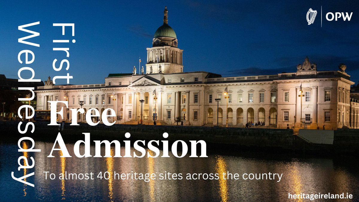 Free Wednesday is back! Yes, it's that time again and the Custom House Visitor Centre is free to all this Wednesday March 1st 🥳
Explore the controversial history attached to this iconic landmark. We look forward to welcoming you 😃
#FreeWednesday #visitdublin <a href="/opwireland/">Office of Public Works</a>