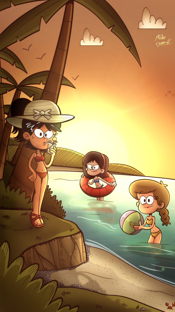 🌅  Today I present the vertical version, with more details in the drawing, I hope you like it. See you Thursday with more content!!  🌅 #TheLoudHouse #TheLoudHousefanart #TLH #LoudHouse #digitaldrawing #stella #sidchang #girlJordan #Fanart #digitalart #commissionart
