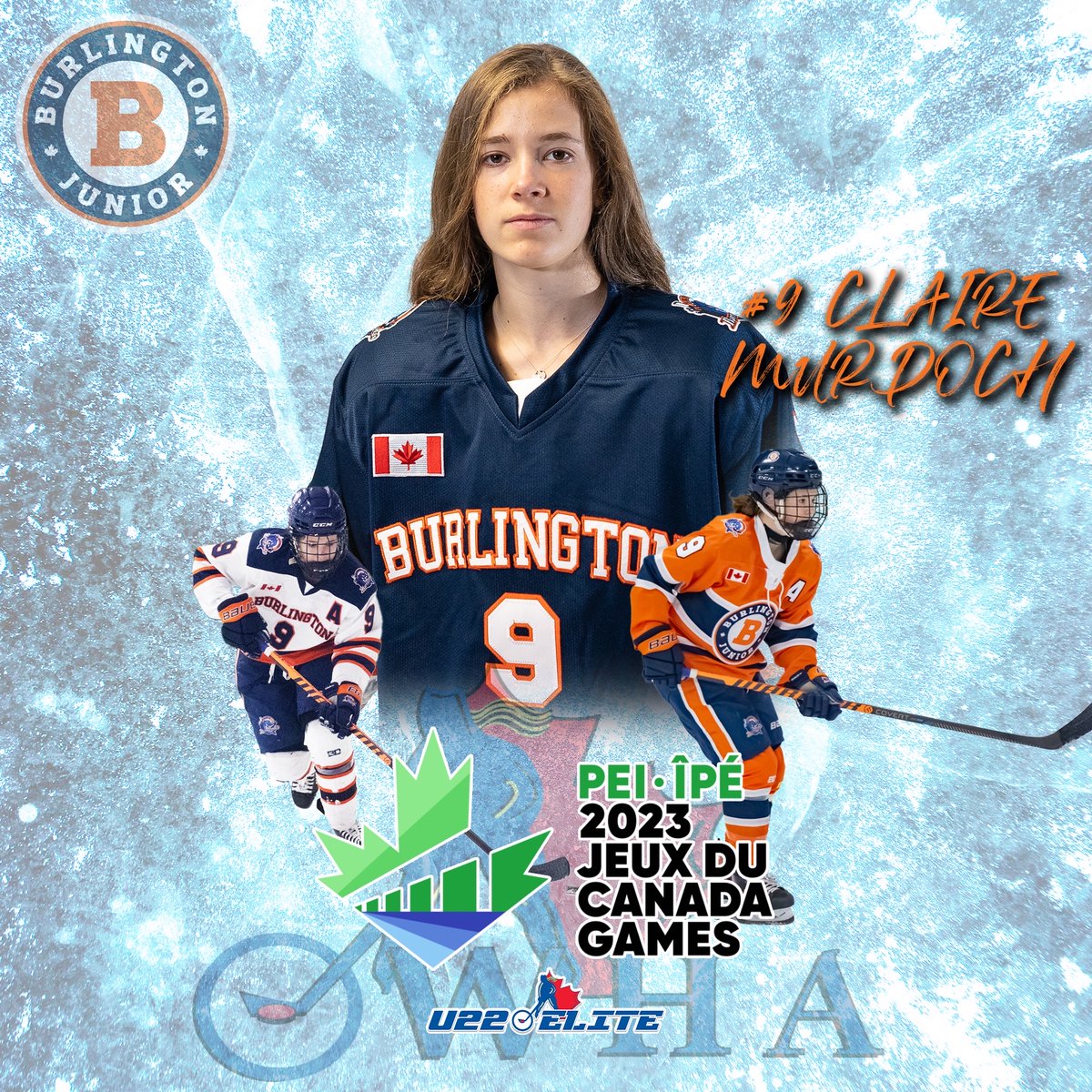 Good luck to <a href="/ClaireMurdoch20/">Claire Murdoch</a> as her and <a href="/goteamontario/">Team Ontario</a> begin their quest for gold at the Canada Winter Games in PEI today!! Go Ontario!!

#CudaNation #GoCudas #teamontario #hockey #canada #wintergames #u22elite #owha #StrongerTogether <a href="/BGHC_News/">Burlington Girls Hockey Club</a>