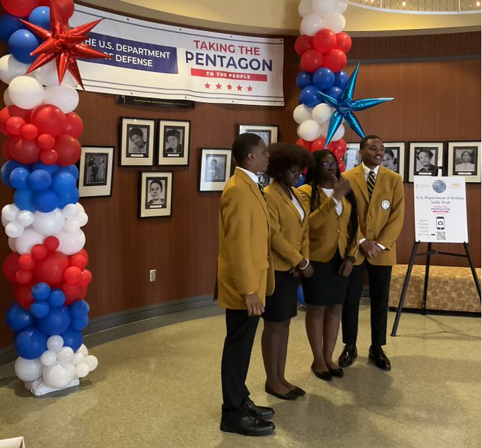 PciProductions's tweet photo. The PCI-P team helped to #TakethePentagontothePeople in a day long educational conference at @alabamastateu in coordination with @TuskegeeUniv and the @DeptofDefense. Speakers told students about the opportunities available for them in the DoD as both civilians or service members https://t.co/UPXFtD9XLp