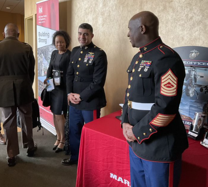 PciProductions's tweet photo. The PCI-P team helped to #TakethePentagontothePeople in a day long educational conference at @alabamastateu in coordination with @TuskegeeUniv and the @DeptofDefense. Speakers told students about the opportunities available for them in the DoD as both civilians or service members https://t.co/UPXFtD9XLp